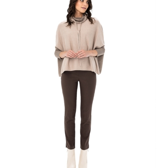 RENUAR Cowl Knit Oversized Sweater Cream Womens Size XS Old Money‎ Quiet Luxury - Picture 1 of 13